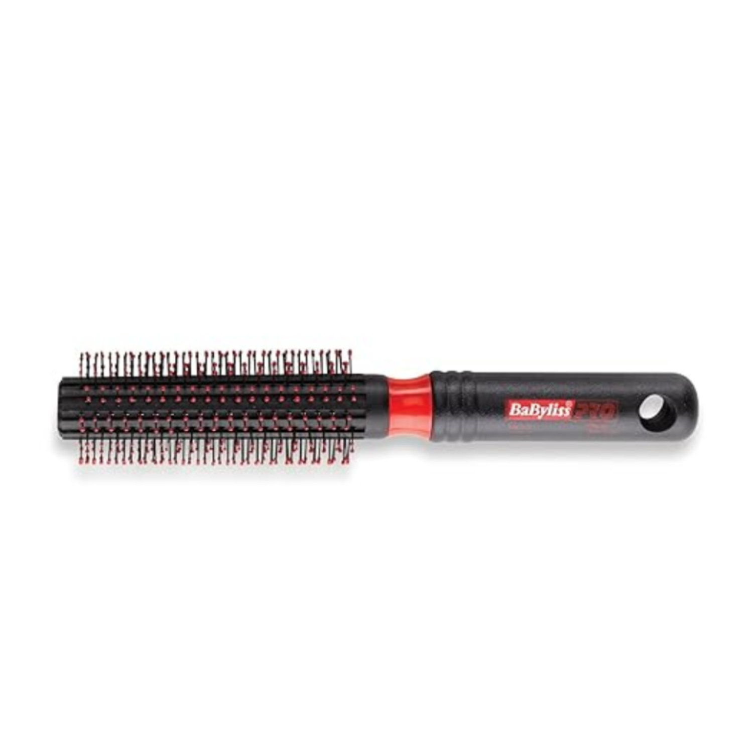 BaBylissPRO Circular Brush with ball-tipped nylon bristles – round barrel styling brush for volume, curls, and smooth blowouts