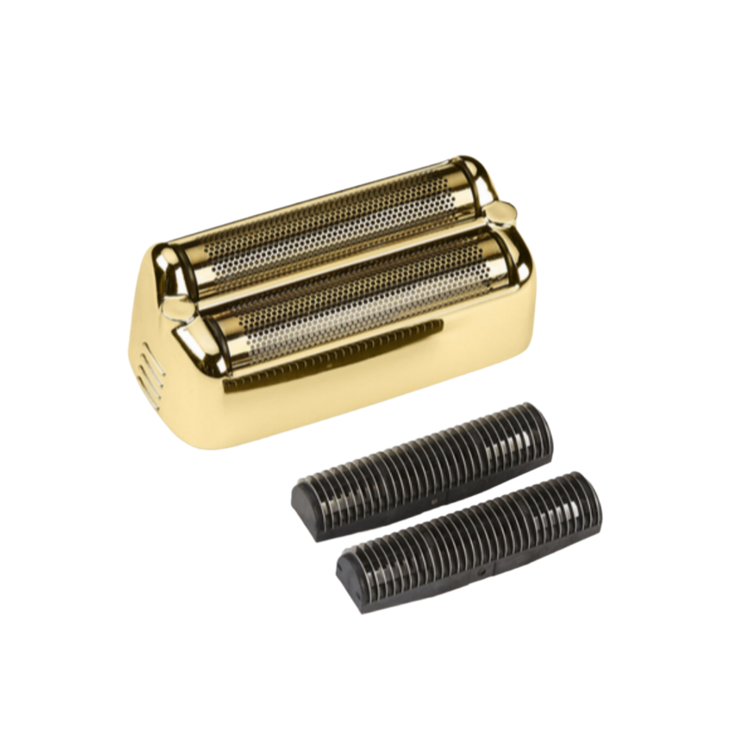 BaBylissPRO FXONE Replacement Foils & Cutters in gold color – includes two gold foils and matching precision cutters