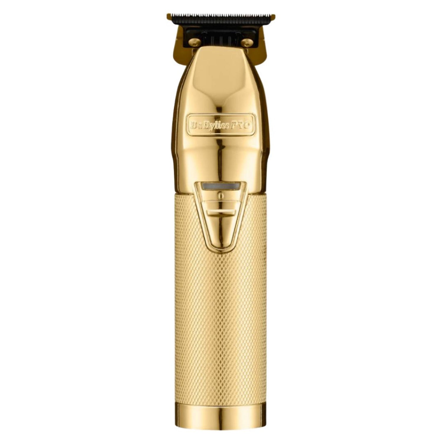  BaBylissPRO GOLDFX FX787NG gold outlining trimmer with zero-gap T-blade and metal grip.