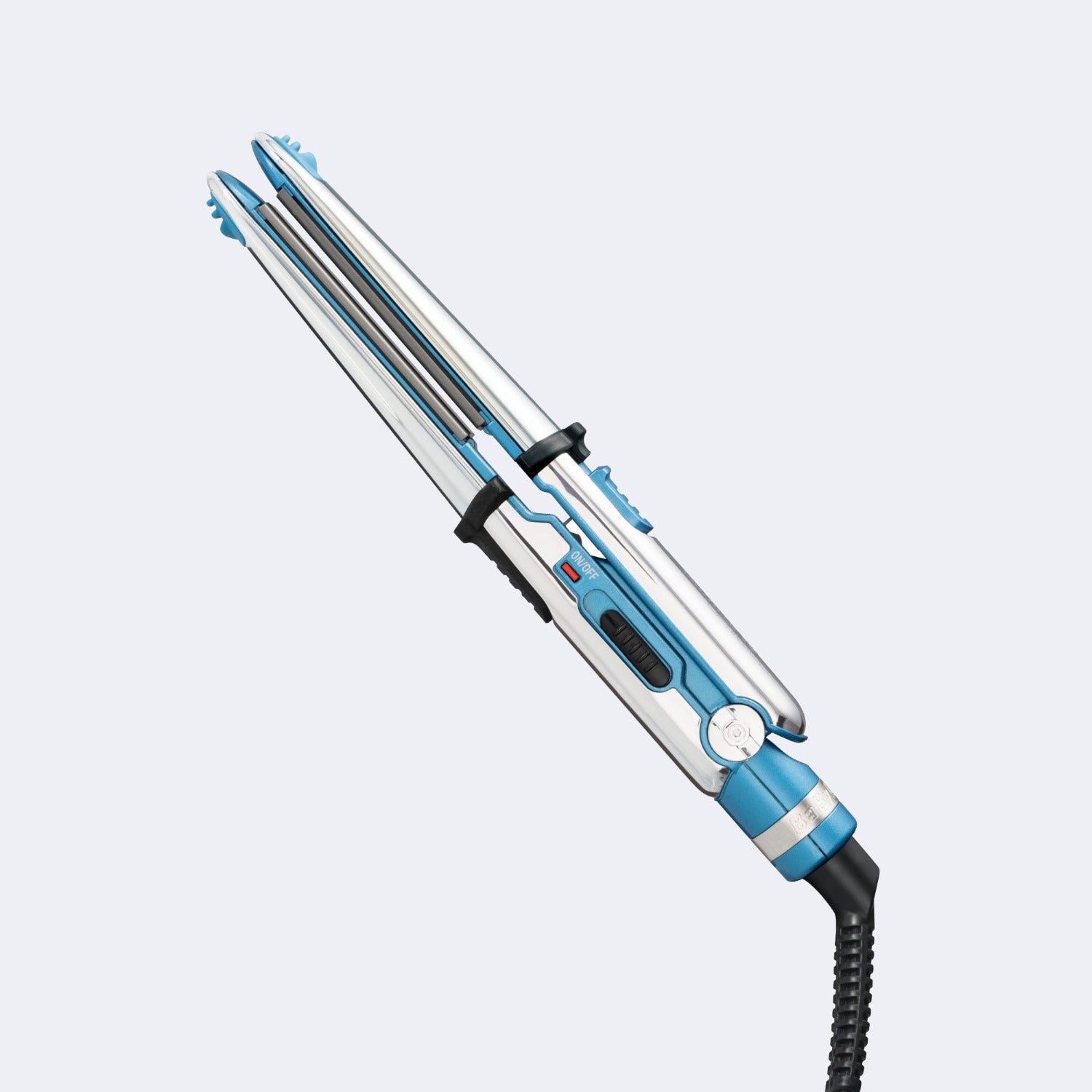 BaBylissPRO Nano Titanium Optima ¾‑inch mini flat iron – convex stainless‑steel housing, titanium plates, travel pouch included