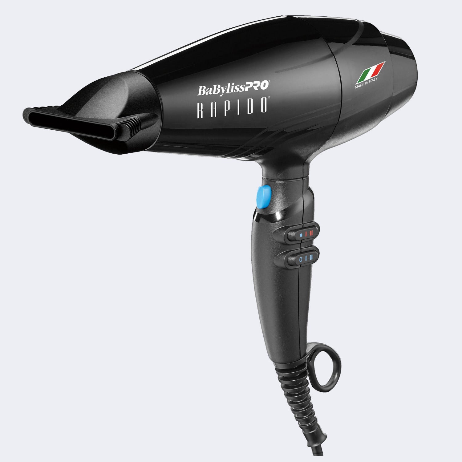  BaBylissPRO® Rapido® High Performance Hairdryer - lightweight, powerful, professional salon tool with multiple heat settings and cold shot button