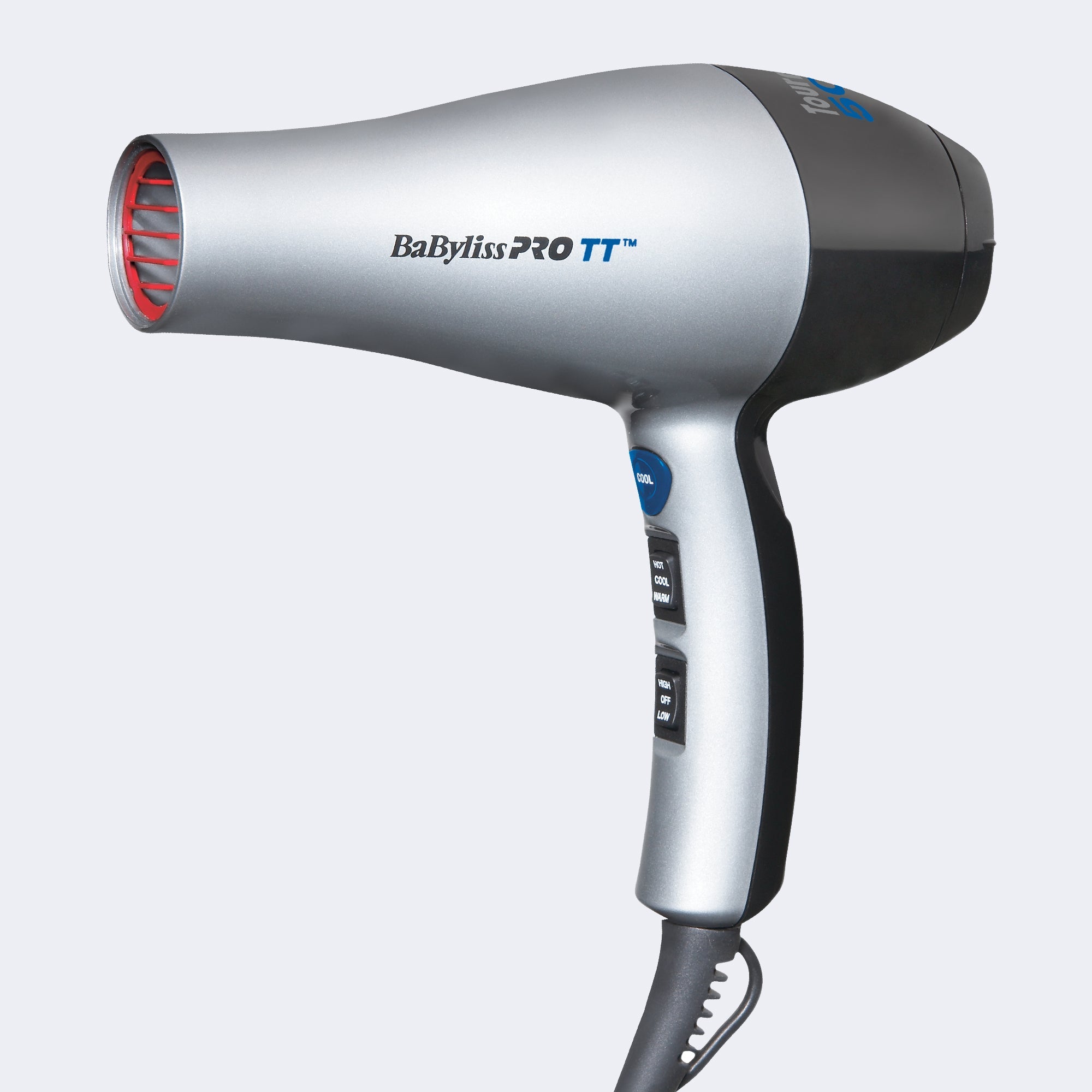  BaBylissPRO Tourmaline & Ceramic Hairdryer in sleek black design with multiple styling settings for professional results.