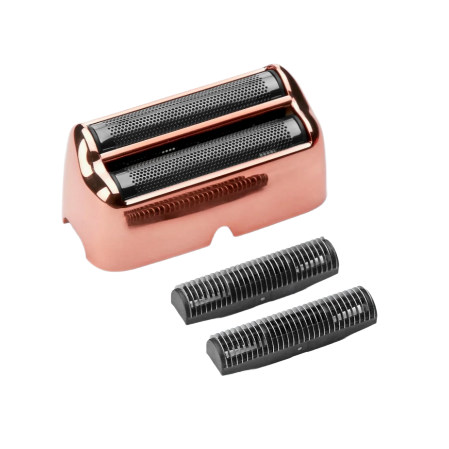 BaBylissPRO UVFOIL Double Replacement Foil with Cutters in Rosegold – close-up view of replacement parts