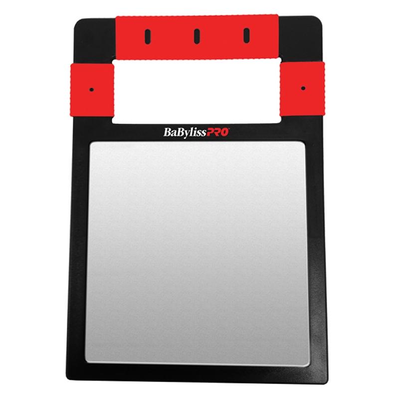 BaBylissPro hair styling tool with red accents on a white background