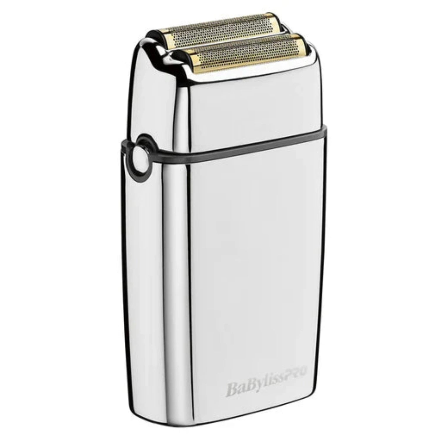 BabylissPro FoilFX Cord/Cordless Metal Double Foil Shaver - Silver FXFS2 with ergonomic metal housing and dual foils.