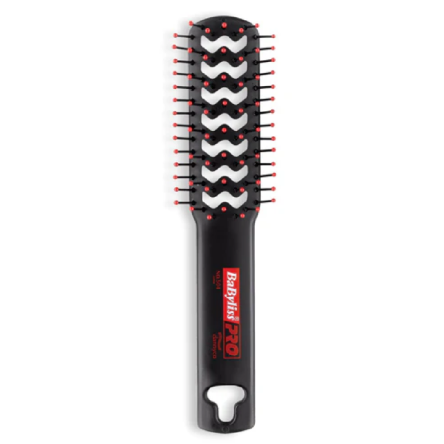 Babyliss Vent Brush – black professional hairbrush with vented design and ergonomic handle