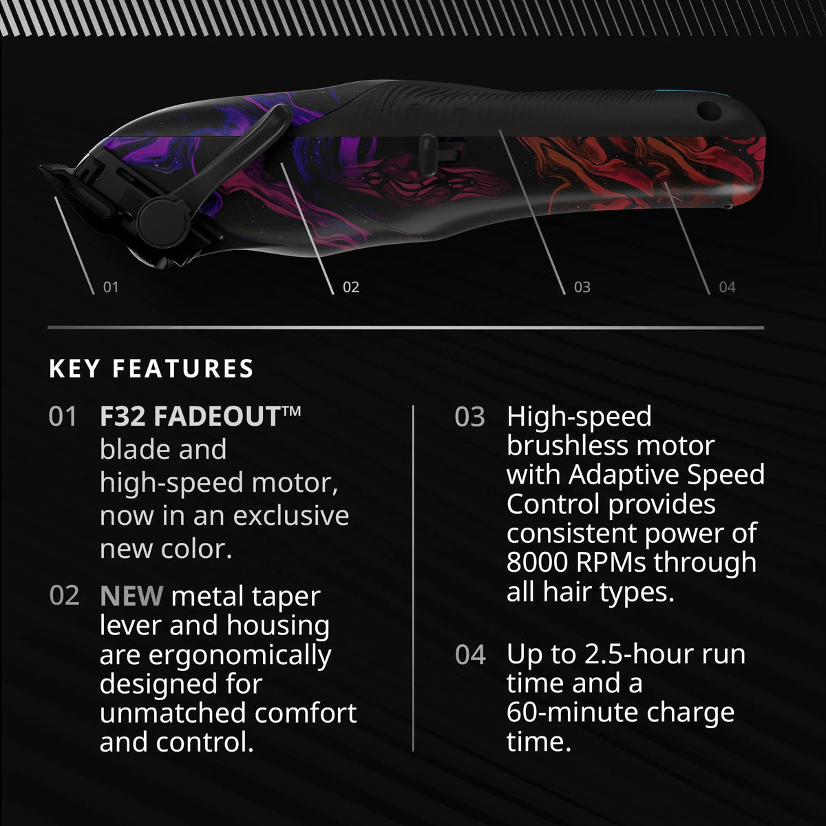 WAHL Limited‑Edition 5 STAR VAPOR™ Cord/Cordless Clipper