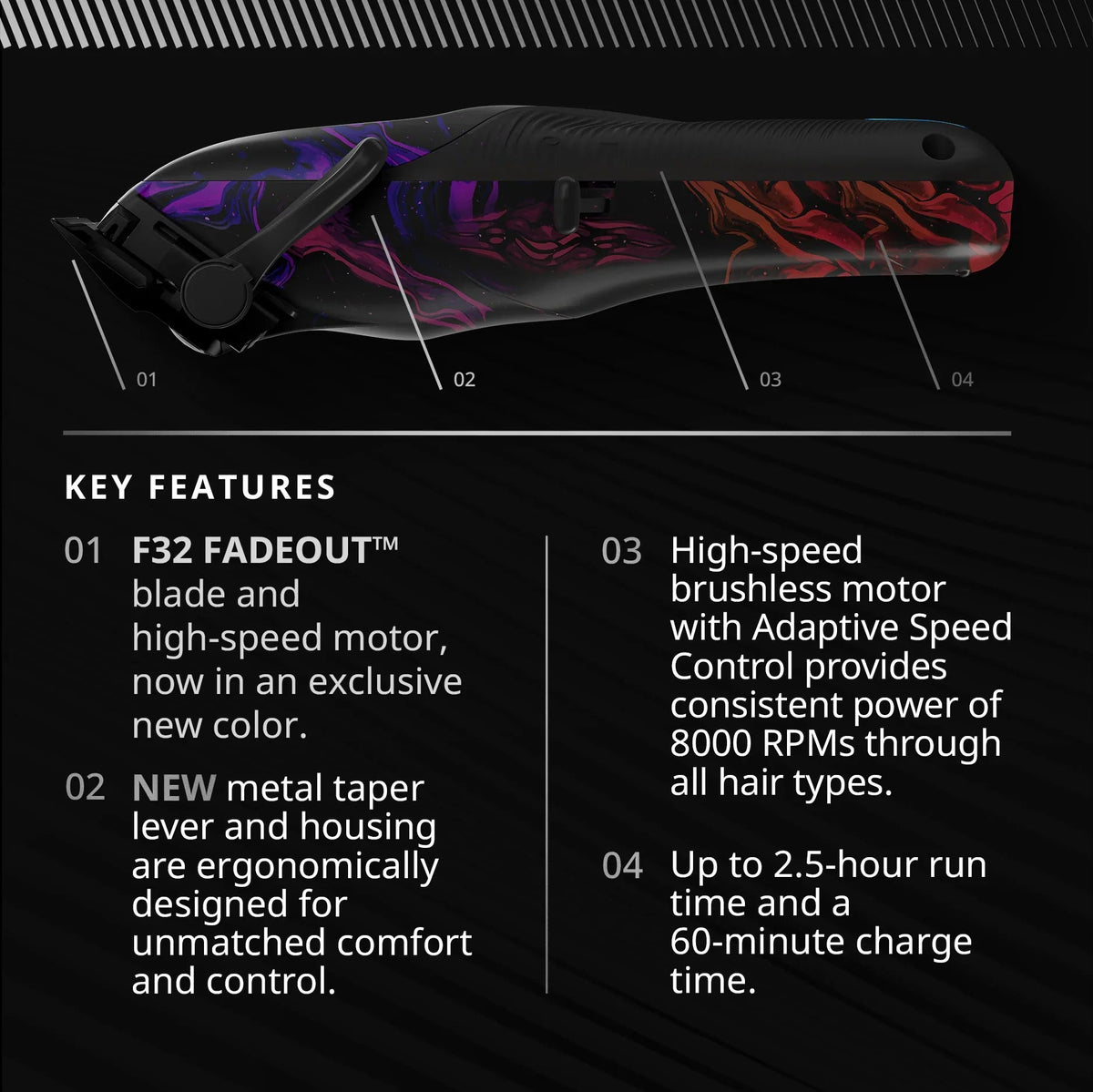 WAHL Limited‑Edition 5 STAR VAPOR™ Cord/Cordless Clipper