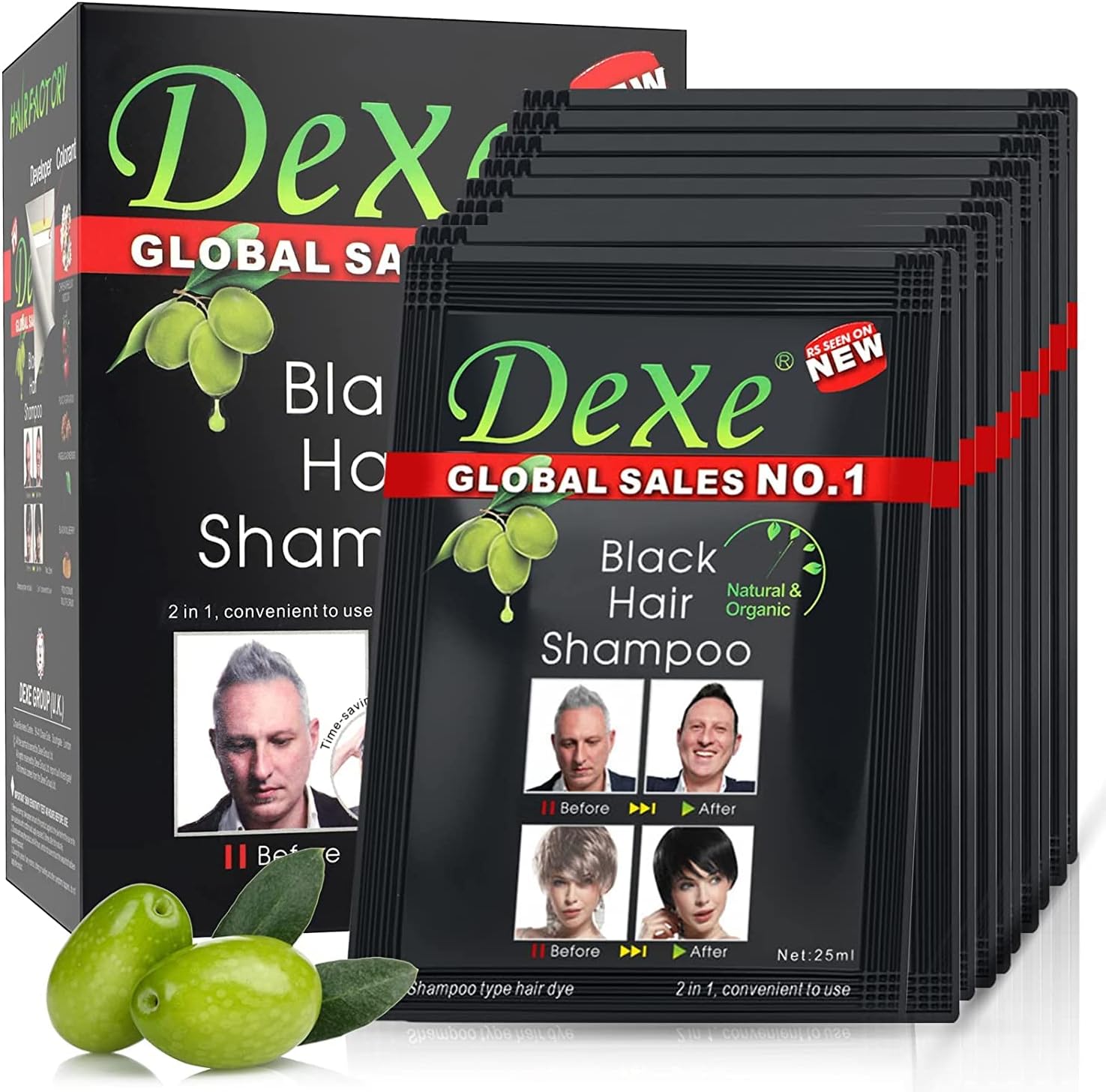 Dexe global sales black hair shampoo