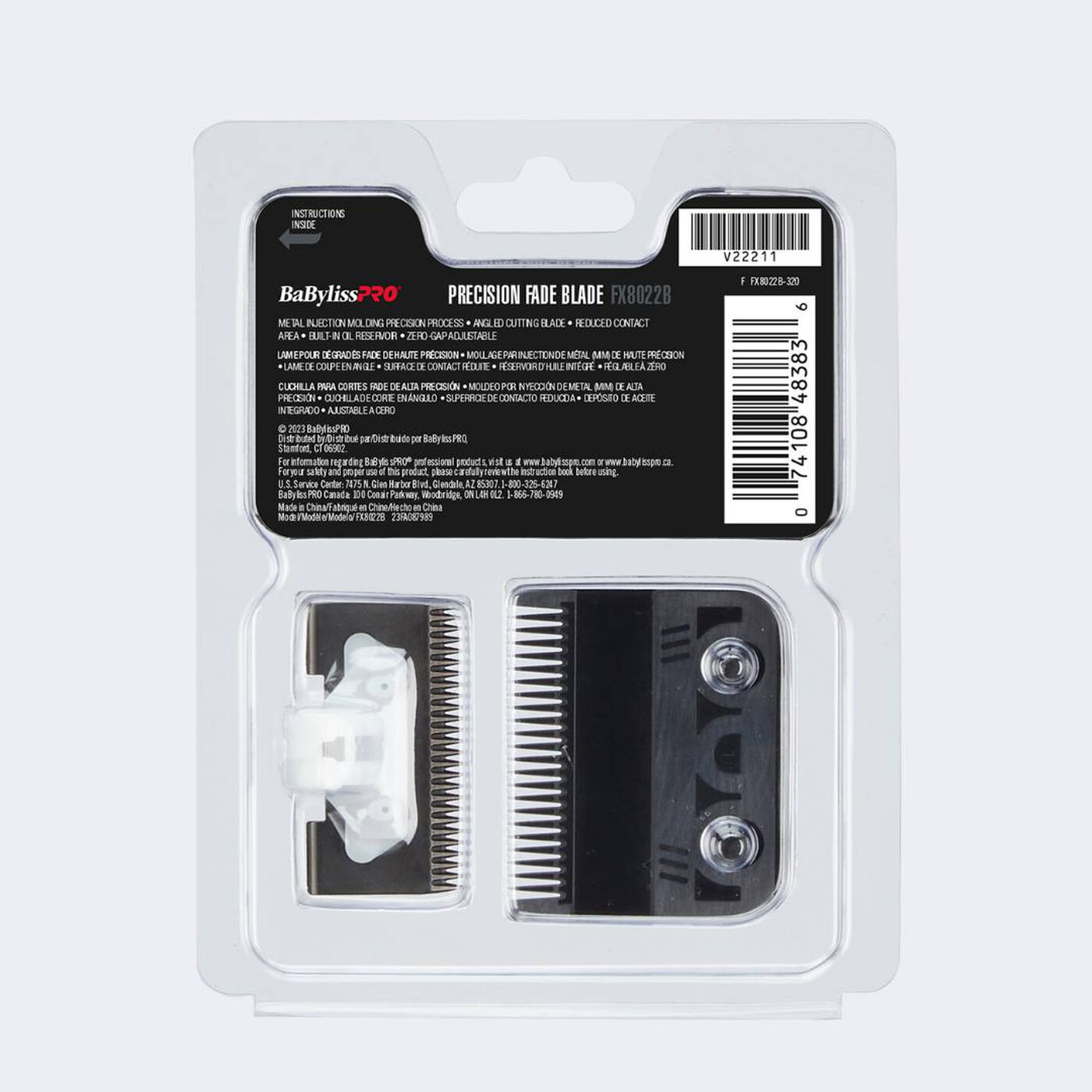 BaBylissPRO Black Titanium MIM Precision Fade Blade
