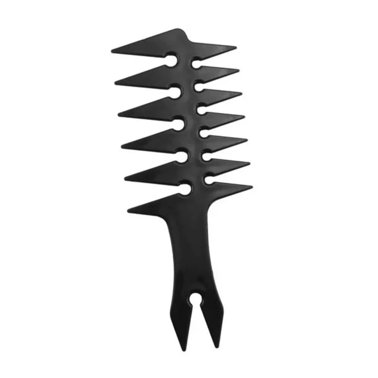  Figatia black wide tooth fork comb for men – barber styling tool for slicked back hairstyles