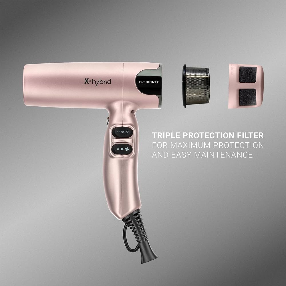 Gamma+ X-Hybrid Hair Dryer  (Rose Gold)