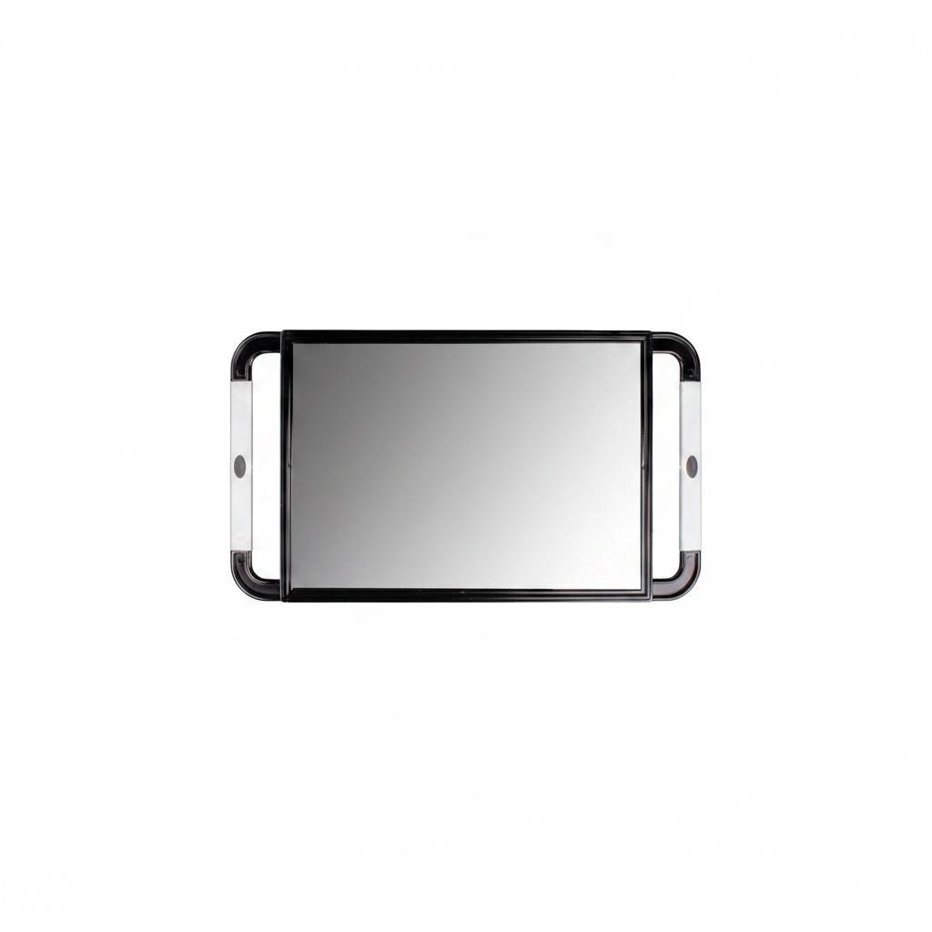 JRL Large Hand Held Mirror - Black