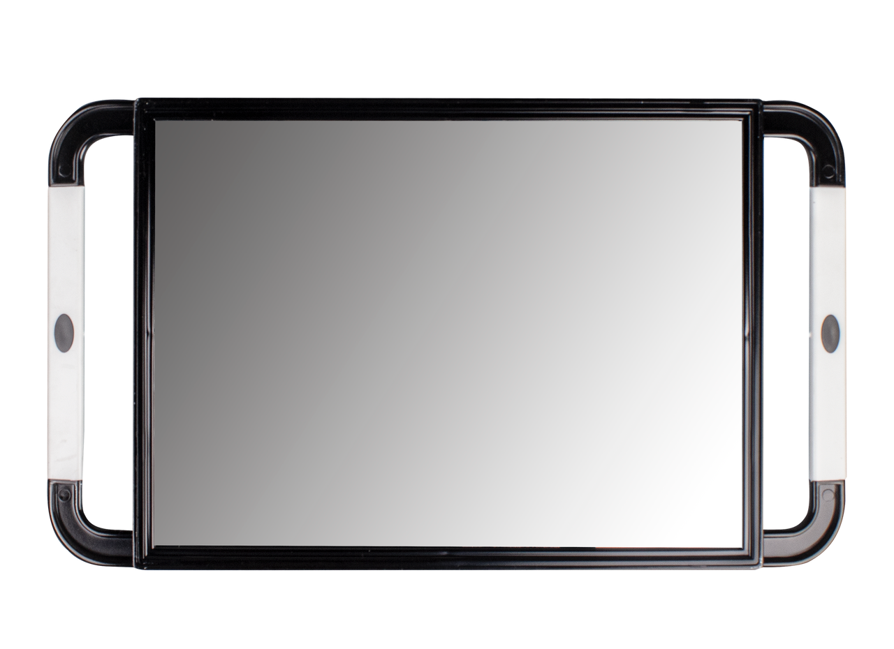 JRL Large Hand Held Mirror - Black
