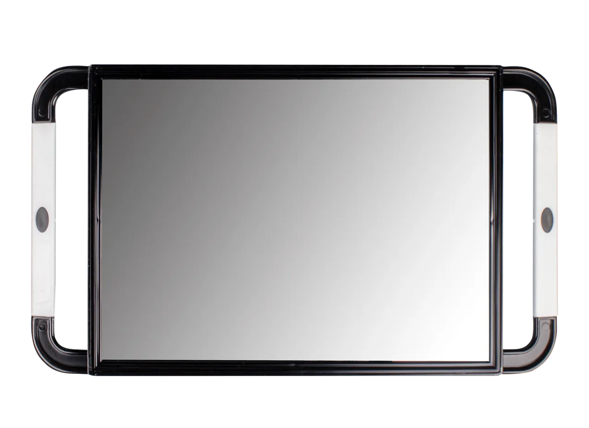 JRL Large Hand Held Mirror - Black