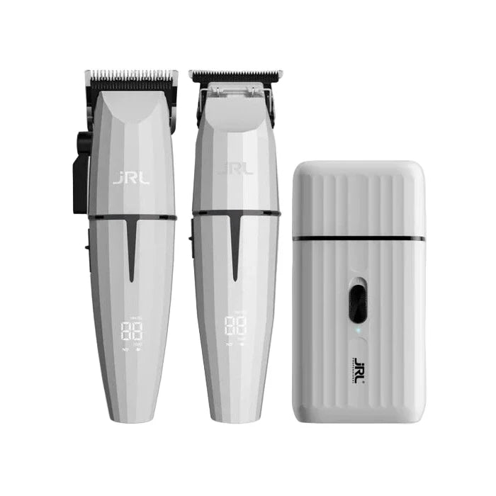  JRL Ghost Clipper, Trimmer, and Shaver Combo Kit #2 with Cool Blade Technology and exposed T-blade.