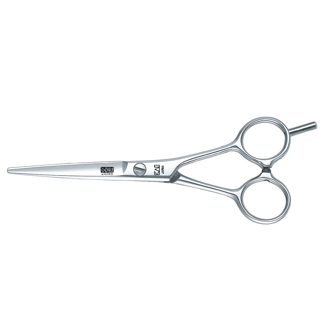 KASHO Blue Series 5.5‑inch Straight Hair Cutting Shear – VG‑10W Japanese steel, fully convex blades, mirror‑polished finish
