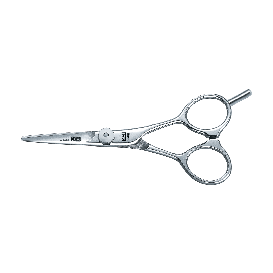 KASHO Design Master 4.5-inch Straight Hair Cutting Shears – VG‑10W steel, semi‑convex blades, satin finish, classic straight handle
