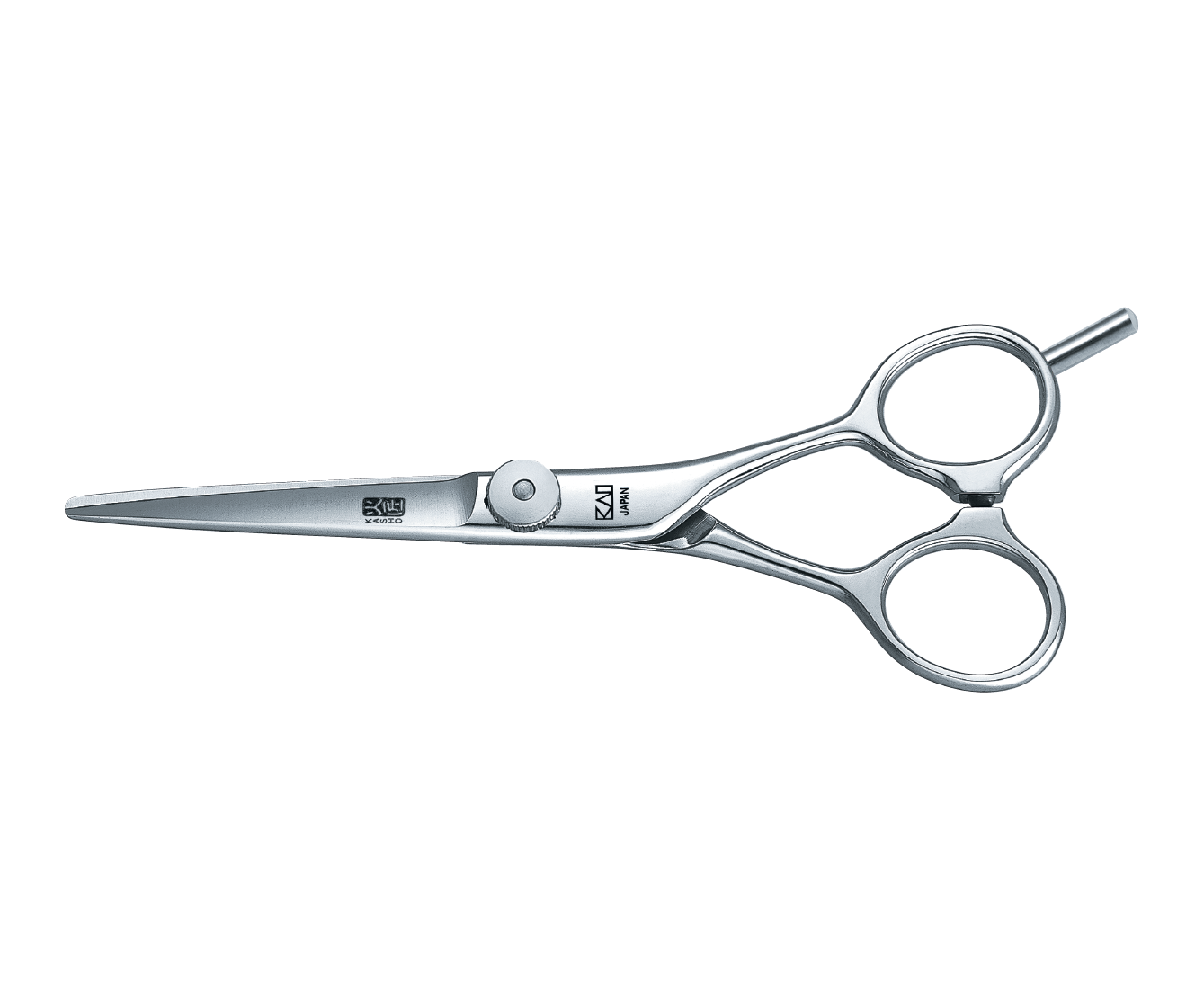 KASHO Design Master 5.5-inch Straight Hair Cutting Shears – VG‑10W steel, semi‑convex blades, satin finish, straight handle