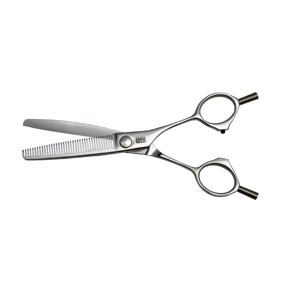 KASHO Left-Handed Reversible 6.0-inch Texturizer with 38 teeth – VG‑10W steel, offset handle, satin finish