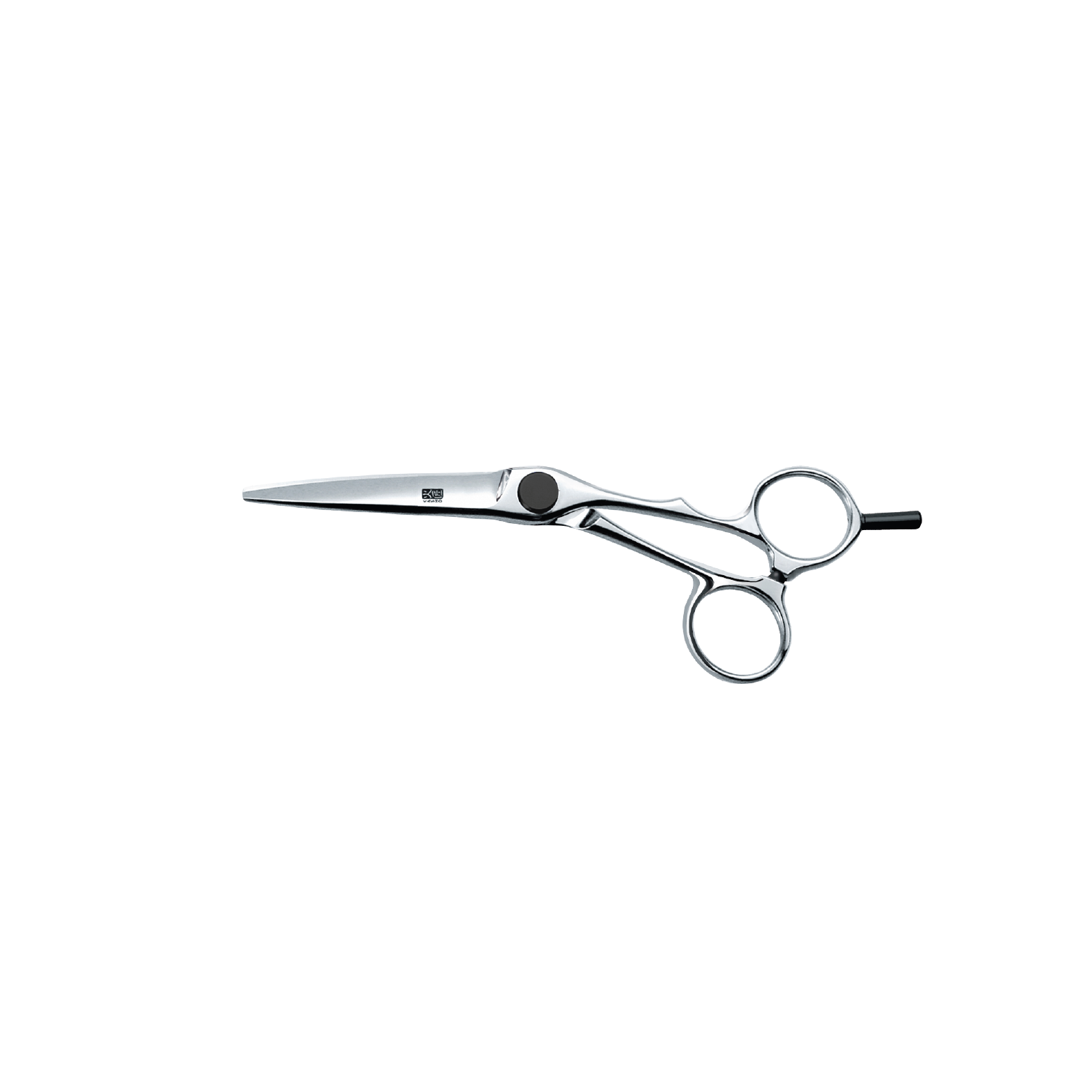  Kasho 5.5-inch offset hair cutting shears from the KXP Series with ergonomic handle and stainless steel finish, designed for professional stylists.