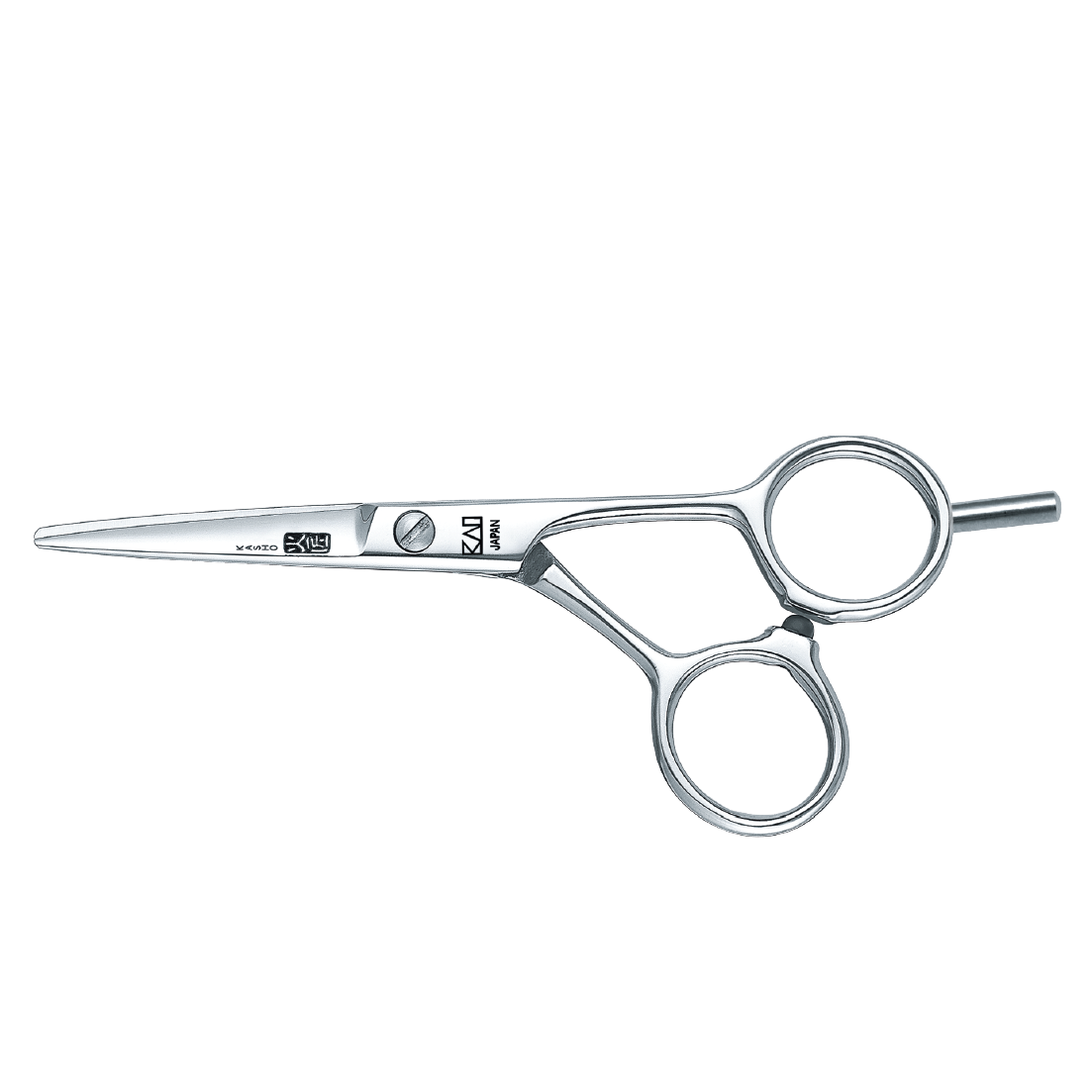  Kasho Blue Series 4.5-Inch Offset Hair Cutting Shear – Premium Japanese Stainless Steel Shear with Ergonomic Handle and Mirror-Polished Finish