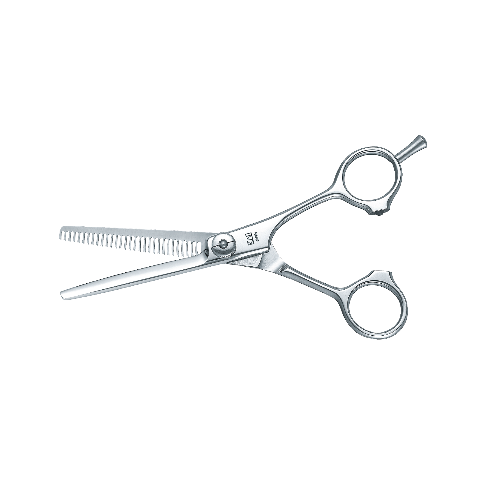 Kasho Green Series 5.5-inch 30-tooth texturizing shears with ergonomic offset handle, model KGR-55 T30B – premium Japanese stainless steel professional hair thinning scissors