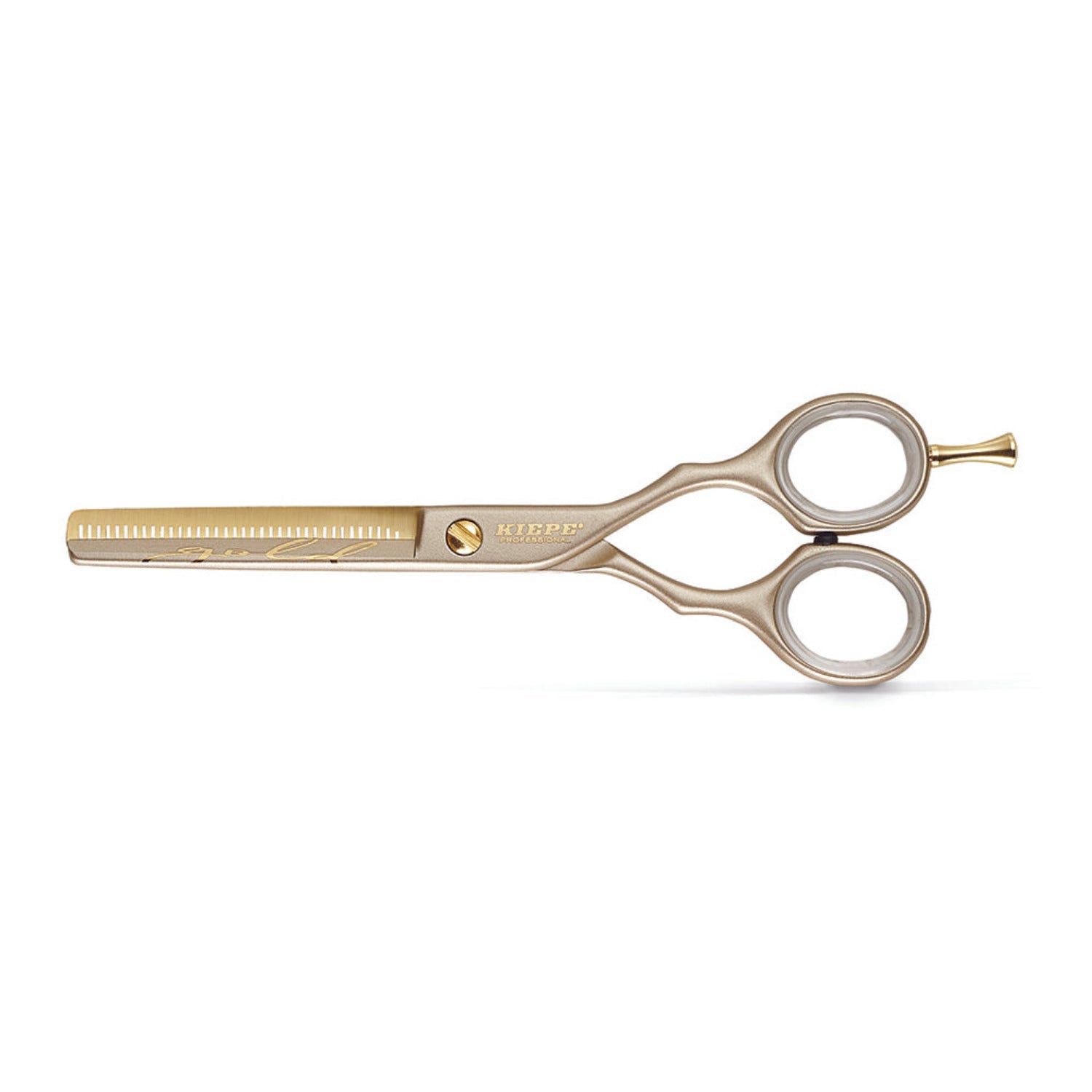Kiepe GOLD Professional Thinning Scissors 5.5 inch with gold titanium finish, code 2471