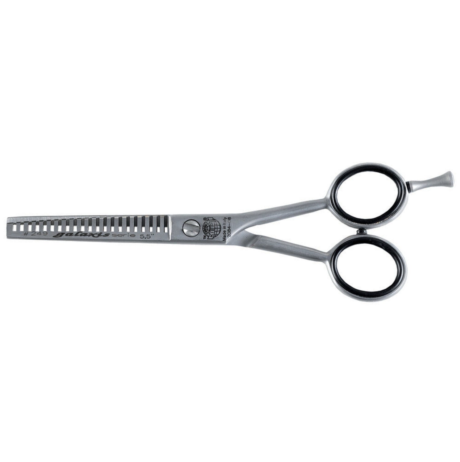  Kiepe Galaxis 5.5" Thinning Scissors – Double Blade with 21 Teeth, Professional Hairdressing Tool