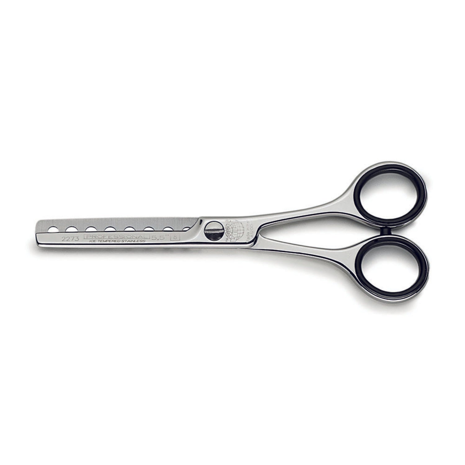 Kiepe Mirror 5.5" Professional Thinning Scissors – 8 Teeth with polished mirror finish and ergonomic handle