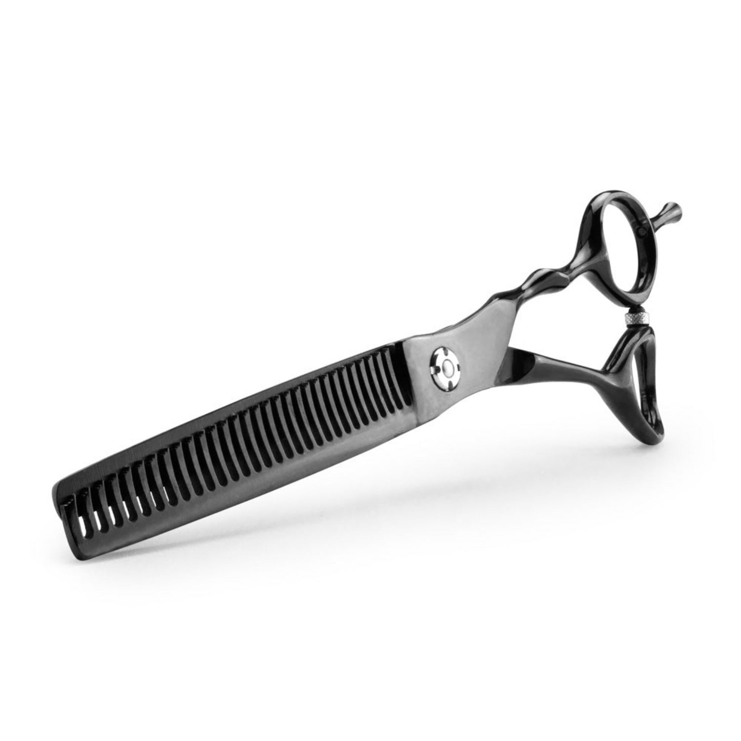 Kiepe Monster Cut 6-Inch Professional Thinning Scissors with 30 Teeth – Black Titanium Finish