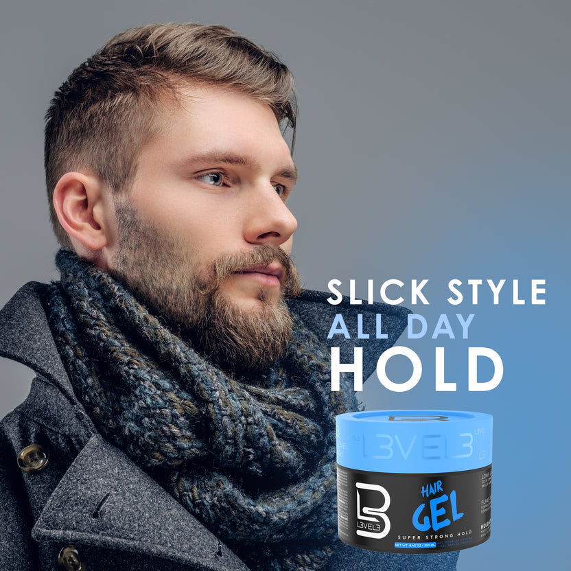 L3VEL3 Super Strong Hair Gel 16.9 OZ/500ml
