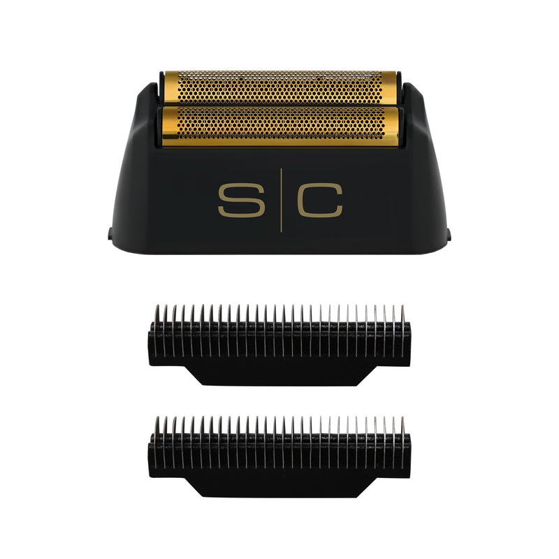 Stylecraft Instinct & Gamma Xceed Shavers Replacement Matte Black Titanium Replacement Foil and Cutter Set