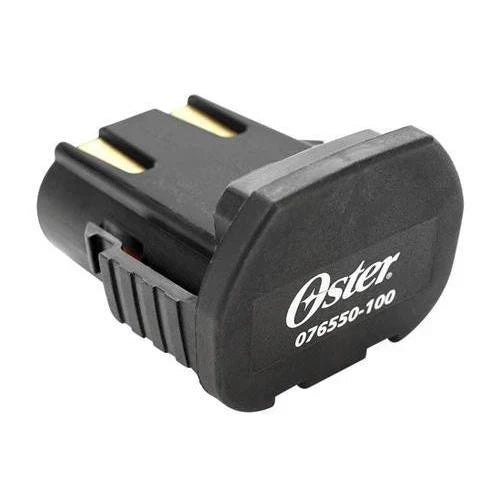 Black Oster battery pack on a white background