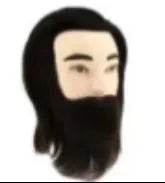 Prime Supplies Barber Practice Mannequin Head with Beard