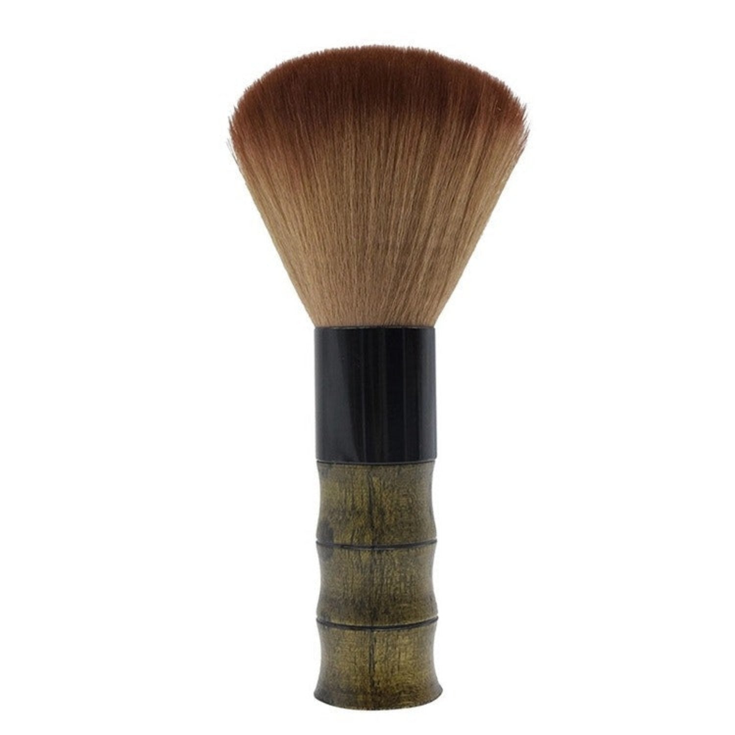  Professional soft neck duster brush with dense bristles and ergonomic handle for barbers and salons.