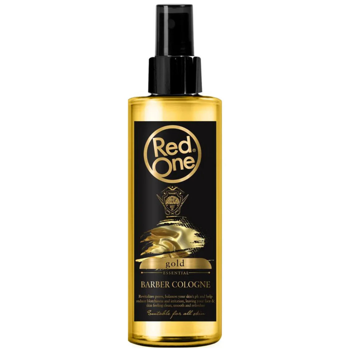 RedOne Barber Cologne Aftershave Spray Gold  400 ml
