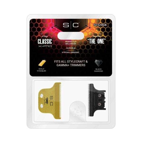 StyleCraft Gold Titanium Trimmer Blade SC529GB
