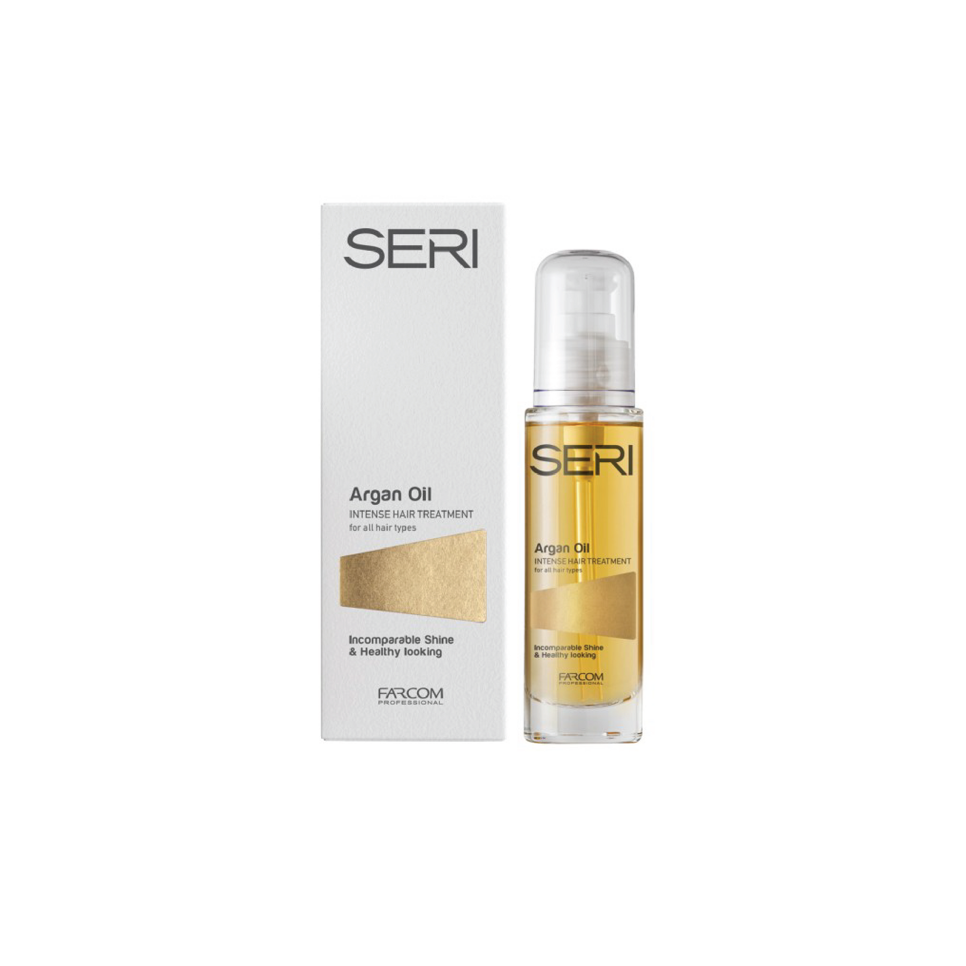 SERI Argan Oil 50ml – intensive hair treatment enriched with pure argan oil, deeply nourishing to repair, smooth, and add radiant shine to all hair types.