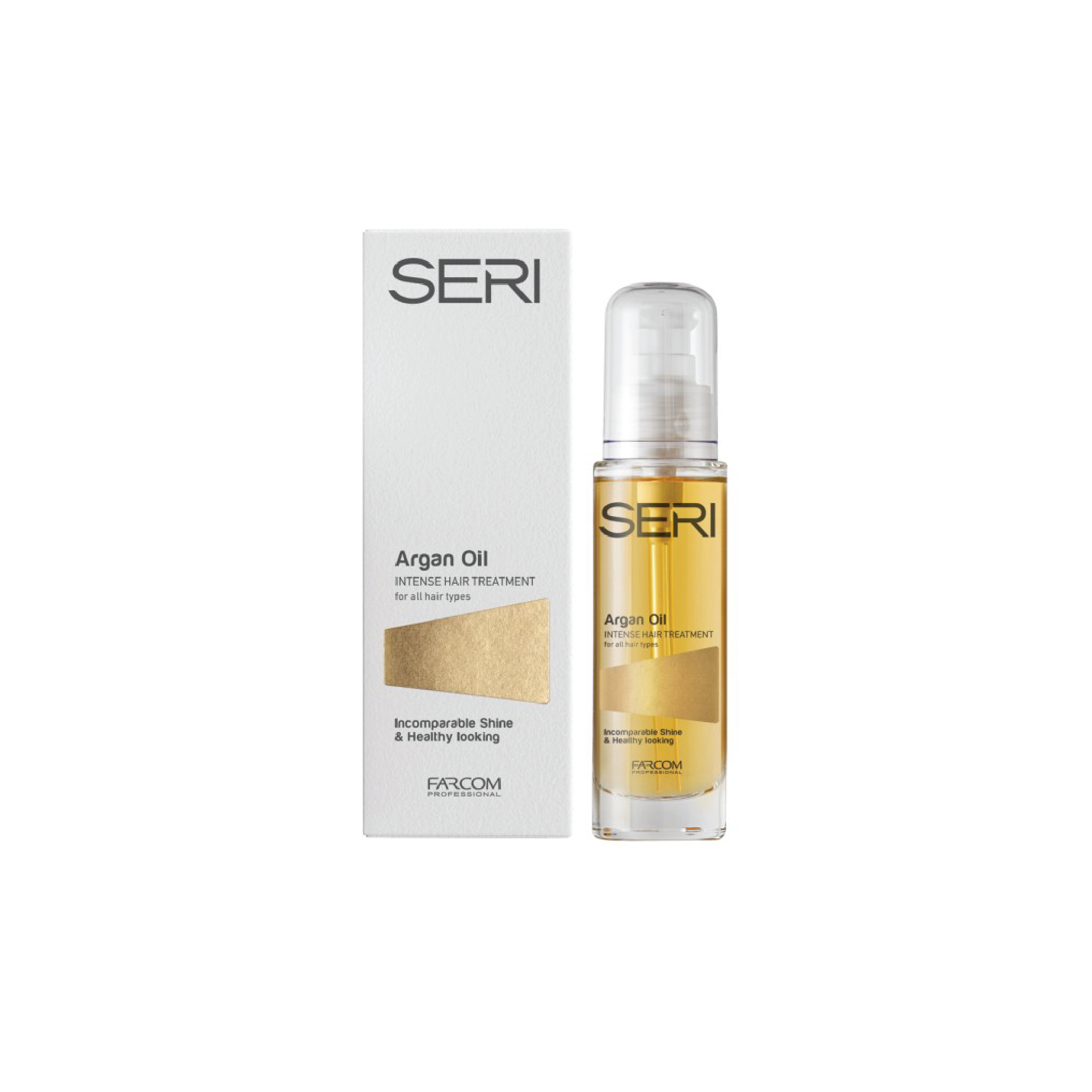 SERI Argan Oil 50ml – intensive hair treatment enriched with pure argan oil, deeply nourishing to repair, smooth, and add radiant shine to all hair types.