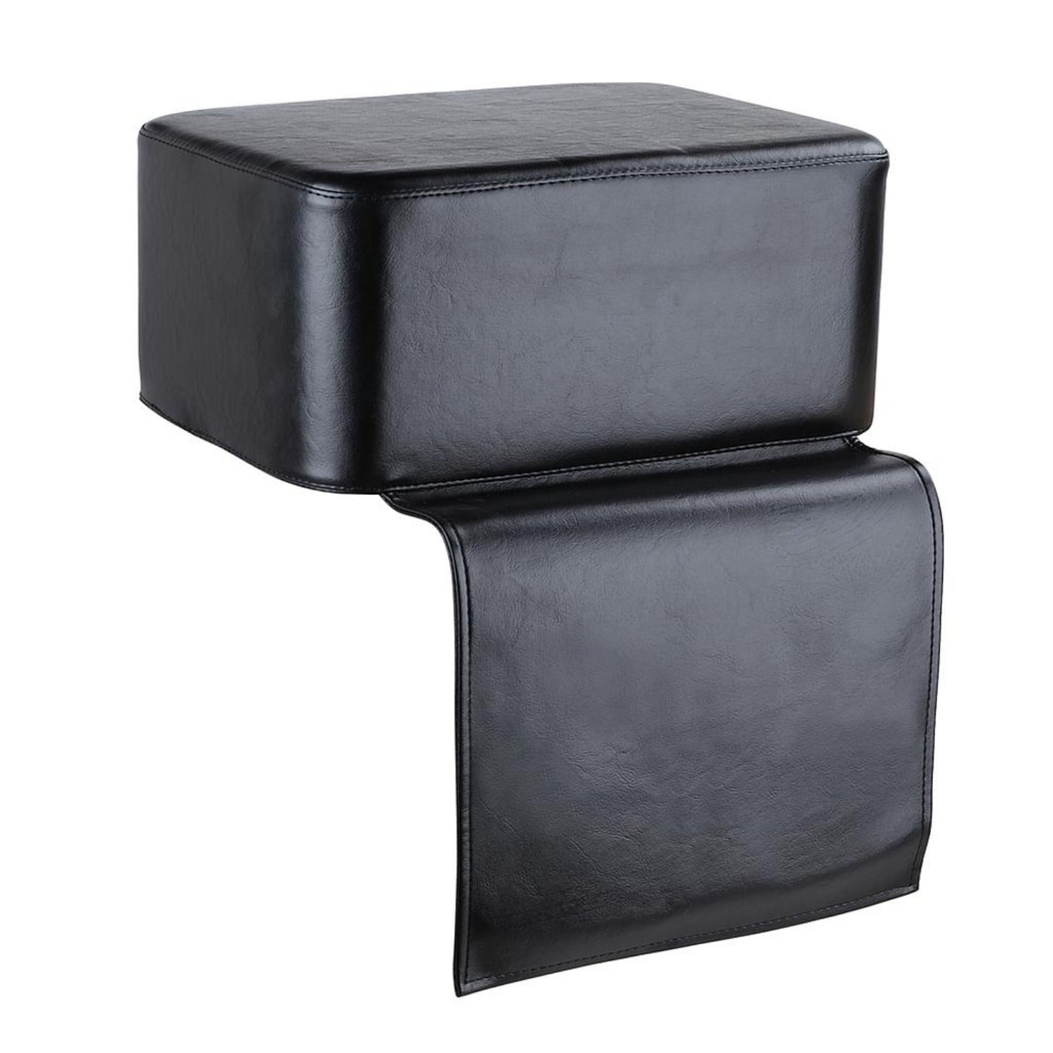 Durable black PU leather – easy to wipe clean and resistant to stains
