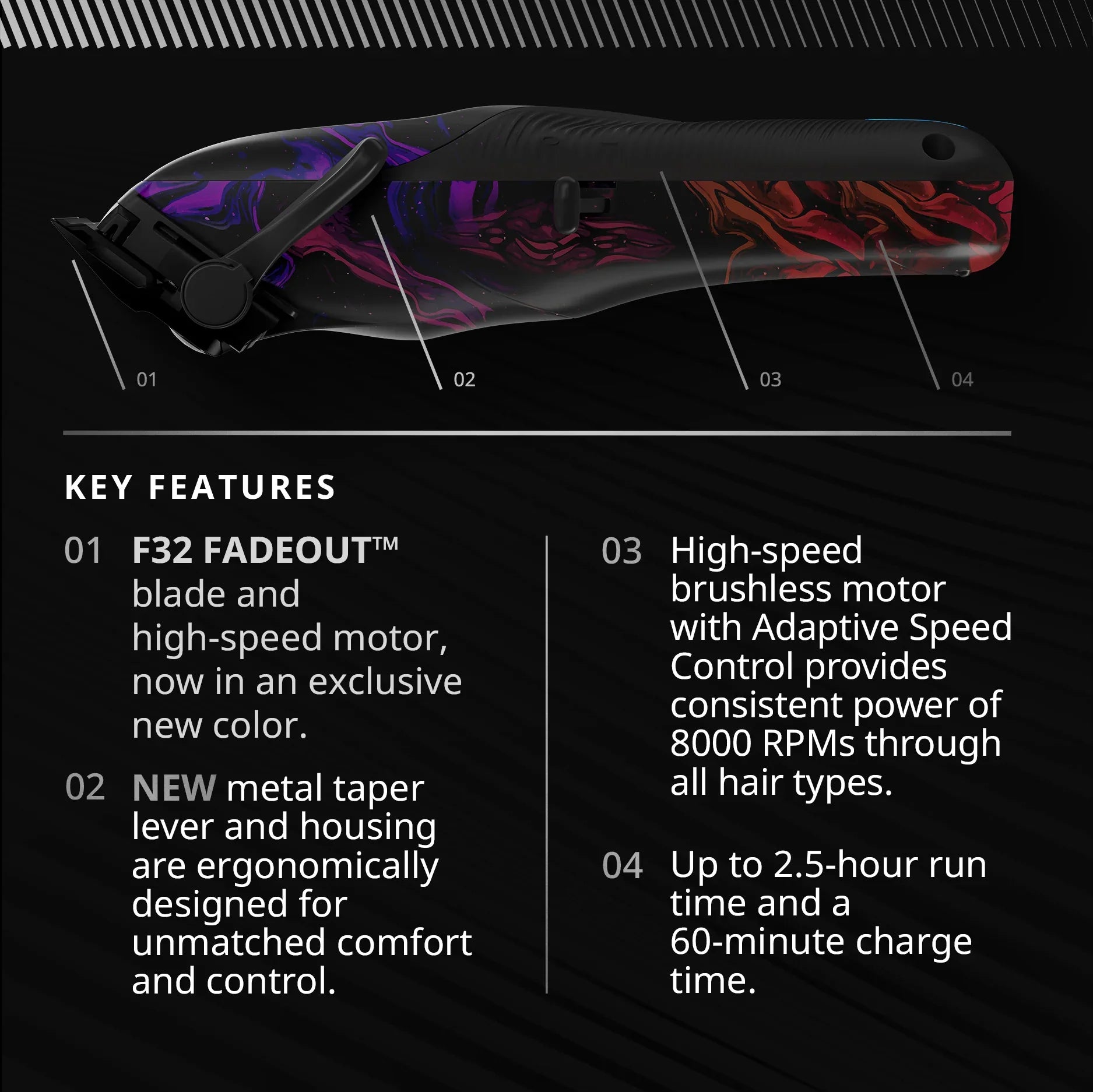 WAHL Limited‑Edition 5 STAR VAPOR™ Cord/Cordless Clipper