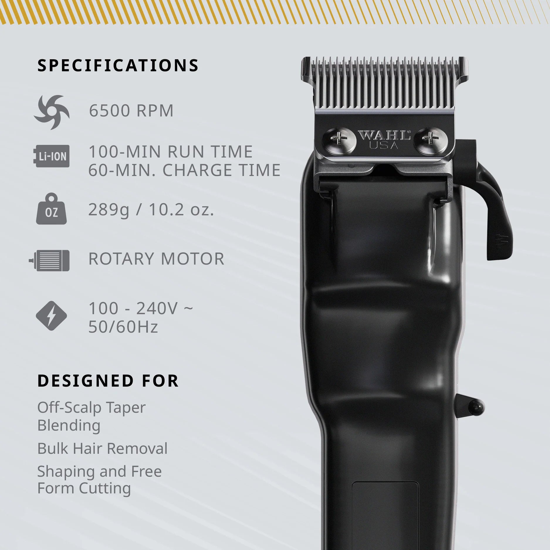 Wahl Super Taper X™ Cord/Cordless Clipper