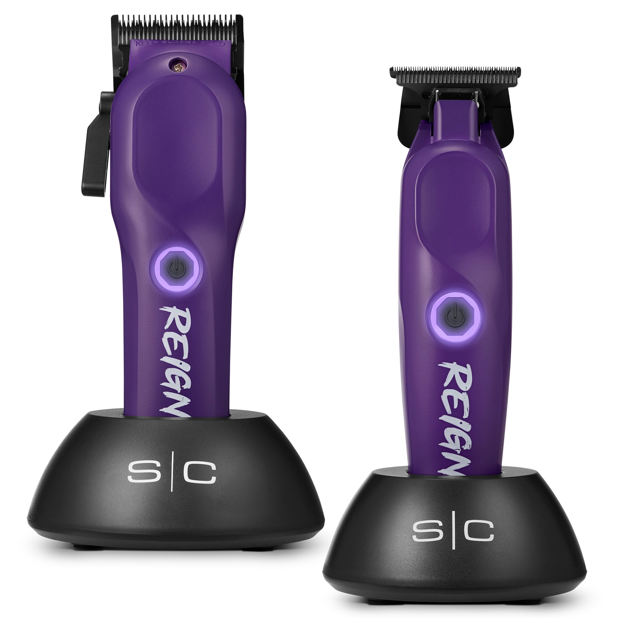 StyleCraft Reign Purple Elite Bundle – Clipper & Trimmer Set
