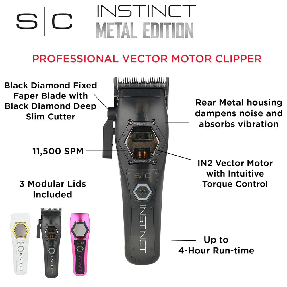 StyleCraft Metal Instinct Clipper, Trimmer & shaver combo