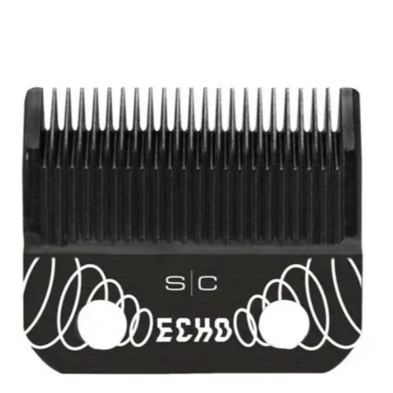  StyleCraft ECHO Fixed DLC Blade with DLC Deep Tooth Cutter Set, showing black precision blade and deep tooth cutter for professional trimmers