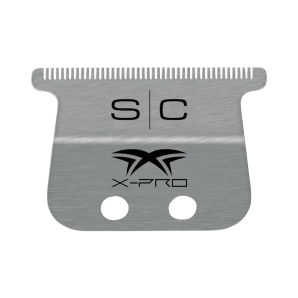  Silver StyleCraft / Gamma+ X‑Pro 41 mm super‑sharp trimmer blade, polished stainless steel compatible with StyleCraft and Gamma+ trimmers