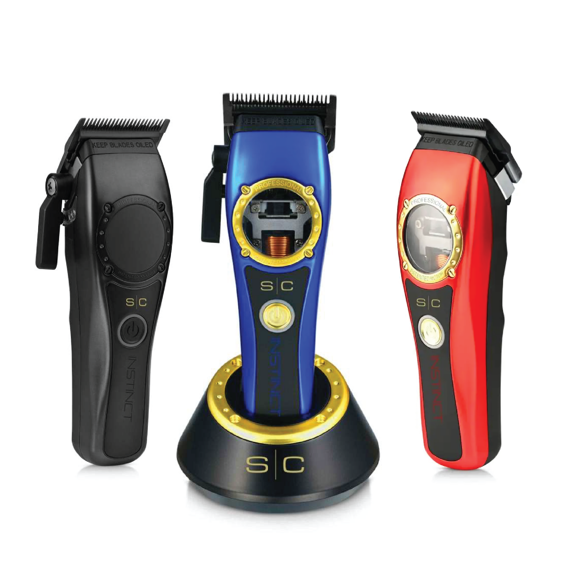 StyleCraft Instinct Clipper – professional cordless hair clipper with digital brushless motor and adjustable blade.
