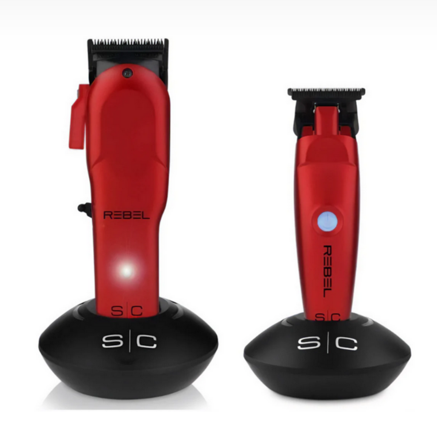 StyleCraft Rebel Combo Set SC203R – Cordless Professional Hair Clipper and Trimmer with Super-Torque Motors