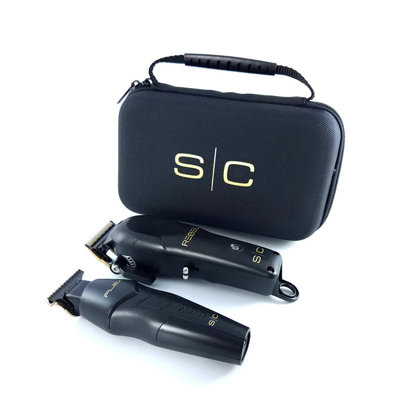 StyleCraft Super Set – Rebel Clipper & Flex Trimmer Combo with Travel Case